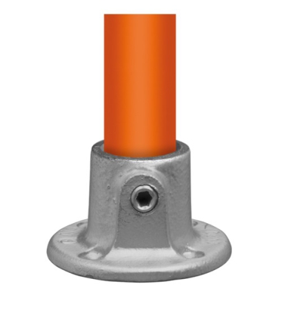 Ronde wand/plafond/voetplaat Ø 33,7 mm