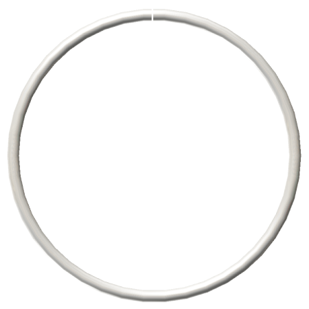 Ring uit aluminium buis Ø 26,9 mm