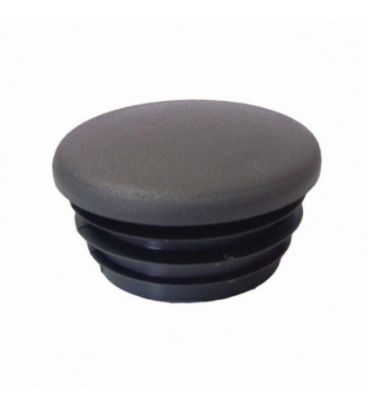 Inslagdop zwart kunststof Ø 33,7 mm