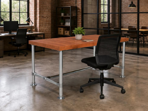 Steigerbuis onderstel tafel uit buis Ø 33,7 mm