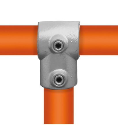 Kort T-stuk Ø 48,3 mm