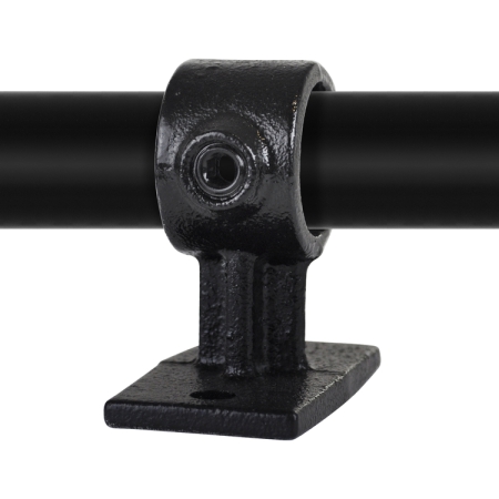 Wandbevestiging zwart Ø 42,4 mm