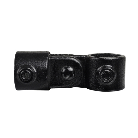 Scharnierstuk enkel (compleet) zwart Ø 33,7 mm