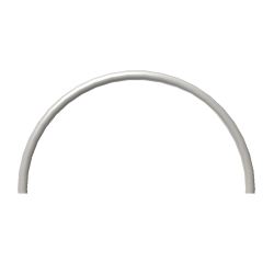 Boog 180° uit steigerbuis Ø 26,9 mm