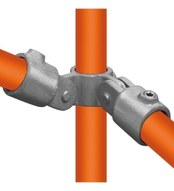 Scharnierstuk dubbel 90° (set) Ø 33,7 mm