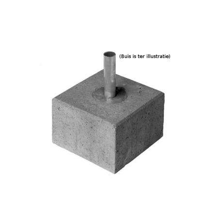 Betonvoet voor buis Ø 33,7 mm