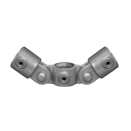 Scharnierstuk dubbel 180° (set) Ø 42,4 mm