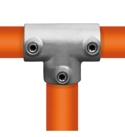 Lang T-stuk Ø 48.3 mm