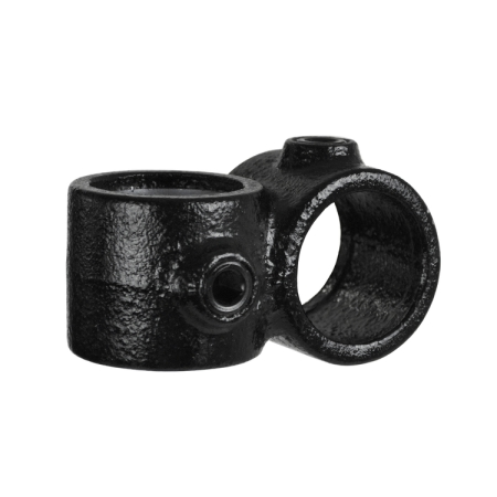 Kruisstuk uitwendig 90° zwart Ø 26,9 mm