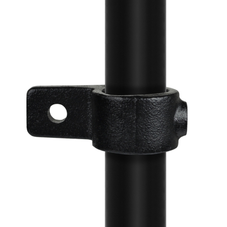 Enkele bevestigingslip uitwendig zwart Ø 21,3 mm