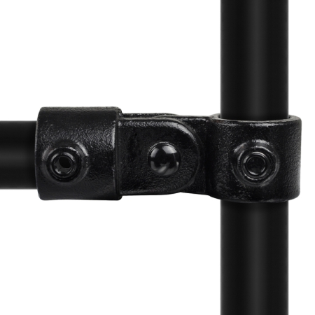 Scharnierstuk enkel (compleet) zwart Ø 26,9 mm