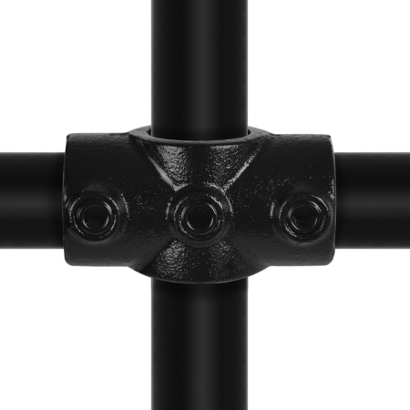 Kruisstuk zwart Ø 33,7 mm