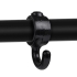 Haak gedraaid zwart Ø 26,9 mm
