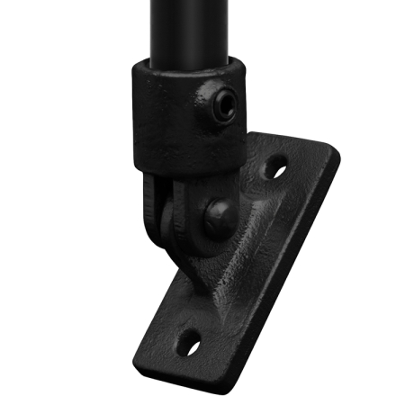 Scharniervoet (set) zwart Ø 33,7 mm