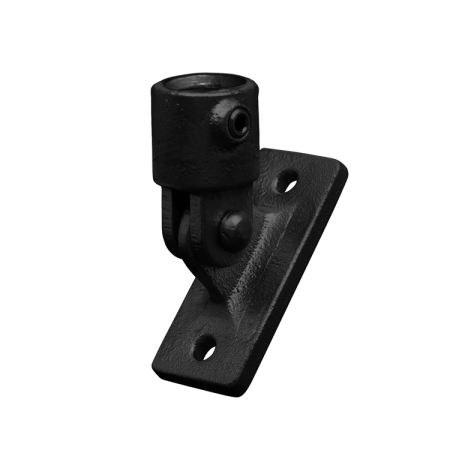 Scharniervoet (set) zwart Ø 33,7 mm