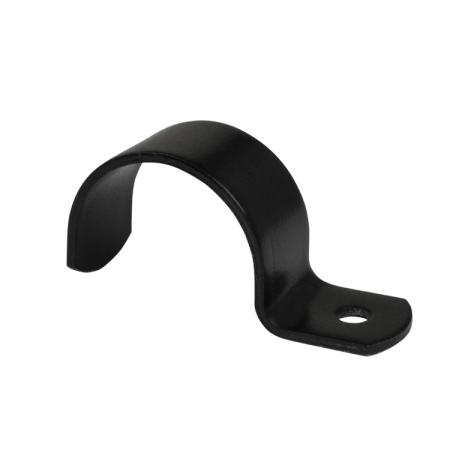 Kapbeugel enkele lip zwart Ø 42,4 mm