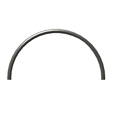 Boog 180° uit constructiebuis Ø 33,7 mm