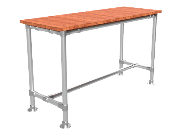 Steigerbuis bartafel onderstel Ø 42,4 mm