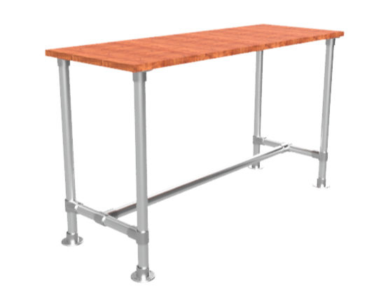 Steigerbuis bartafel onderstel Ø 48,3 mm
