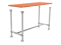 Steigerbuis bartafel onderstel Ø 60,3 mm