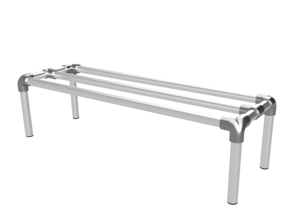 Steigerbuis schoenenrek op maat uit buis 26,9 mm 1 etage