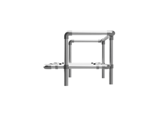 Steigerbuis onderstel loungebank uit buis 33,7 mm
