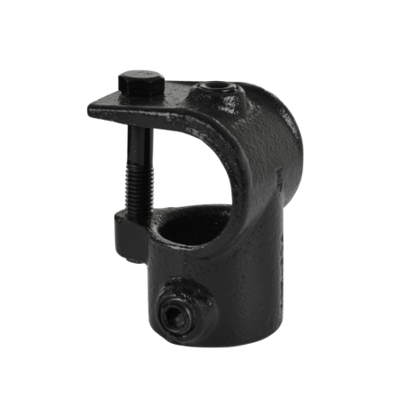Open T-stuk zwart Ø 26,9 mm