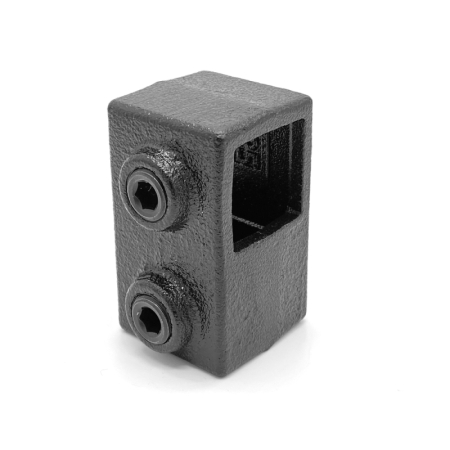 T-stuk kort zwart vrk 40 mm