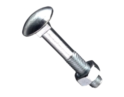 Slotbout met zeskantmoer M8 X 40 Staal 4.8 Elektrolytisch verzinkt