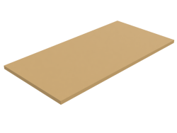 MDF dikte 18 mm - Breedte 0,8 m - Lengte op maat