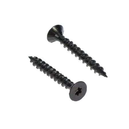Verzonken houtschroef Torx zwart 5 x 30 mm voor montage steigerhout
