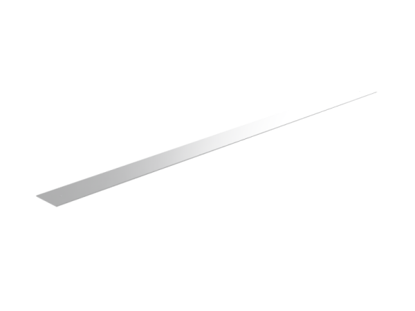 Aluminium snijstrip inpaktafel breedte 1,25 m