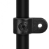 Enkele bevestigingslip zwart Ø 33,7 mm
