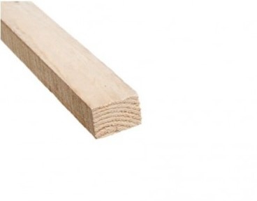Vurenhout lat geschaafd 6 x 2 cm voor omranding