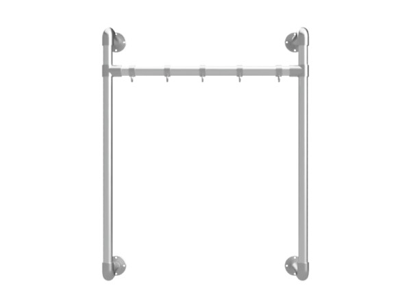 Steigerbuis kapstok hangend Ø 33,7 mm