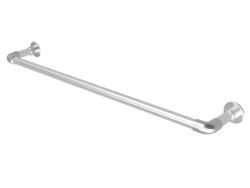 Kledingrek stang uit steigerbuis Ø 33,7 mm