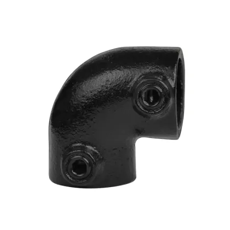 Kledingrek stang uit zwarte steigerbuis Ø 26,9 mm
