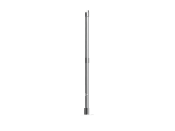 Buizen hekwerk vlak met 2 liggers buis Ø 42,4 mm