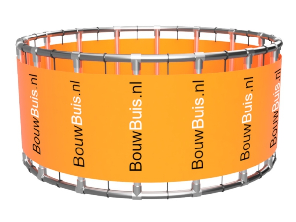 Rond spandoek frame (zonder spandoek) Ø 0,50 - 7,00 m uit aluminium buis Ø 26,9 mm