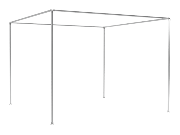 Pergola steigerbuis Ø 26,9 mm basis