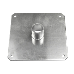 Damwand - voetplaat voor buis Ø 42,4 mm