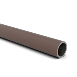 Vintage brown steigerbuis Staal 33,7 mm