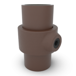 Borgring vintage brown Ø 26,9 mm