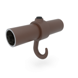 Haak vintage brown Ø 26,9 mm