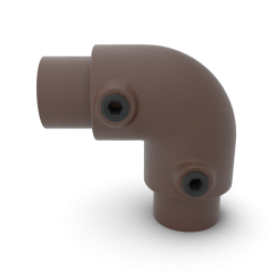 Kniestuk vintage brown Ø 33,7 mm