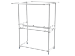 Balie bar stand (zonder werkblad) uit steigerbuis Ø 26,9 mm