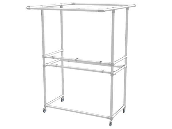 Balie bar stand (zonder werkblad) uit steigerbuis Ø 26,9 mm