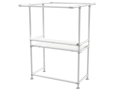 Balie bar stand (zonder werkblad) uit steigerbuis Ø 33,7 mm