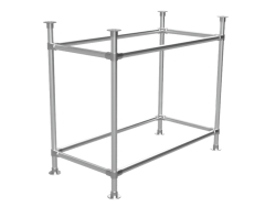 Steigerbuis winkel kledingrek onderstel Ø 33,7 mm