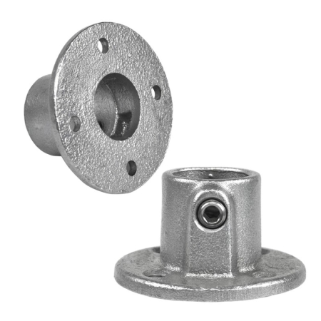 Ronde steunplaat doorlopend Ø 42,4 mm
